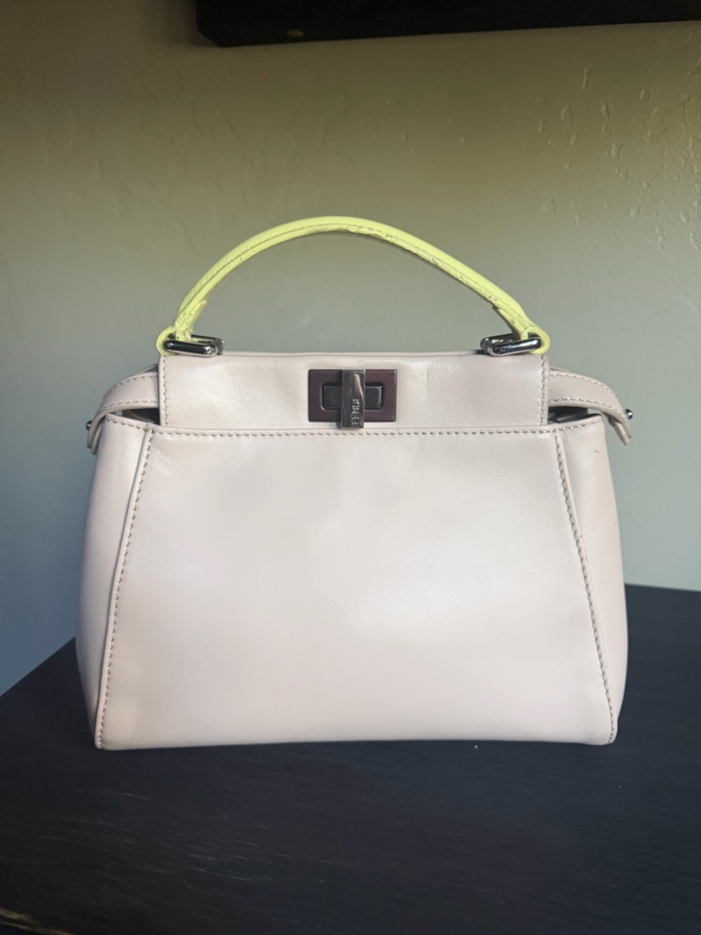 Fendi mini peekaboo blush pink